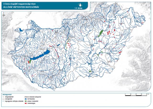 Állóvíz víztestek kategóriái 