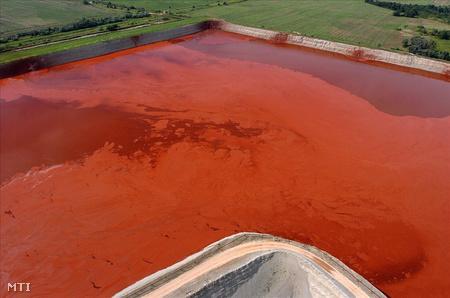 Red mud pond