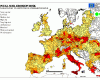EU talajerózió térképe